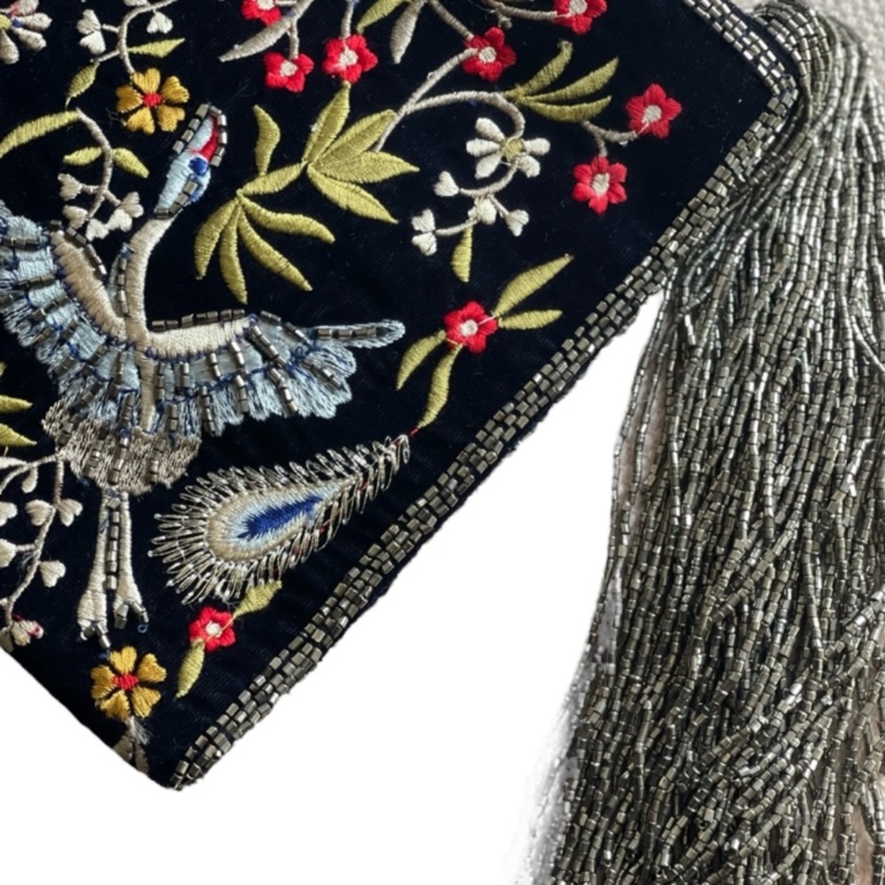 Rare Zara Vintage embroidered collection clutch purse - Picture 3 of 5